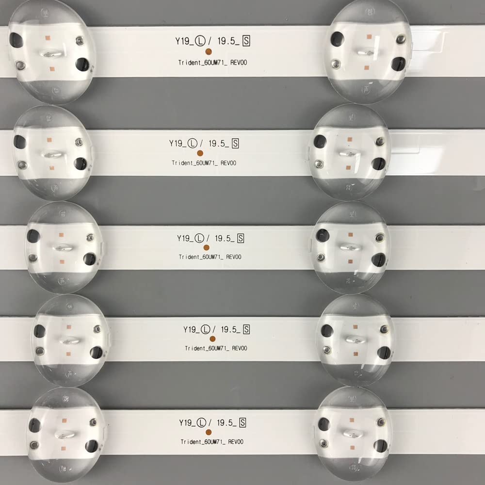 5 pièces/Ensemble Bande de rétroéclairage for LG 60UM7100PLB 60UM6950DUB 60UM6900DUB LGIT_Y19_60UM71 EAV64732901