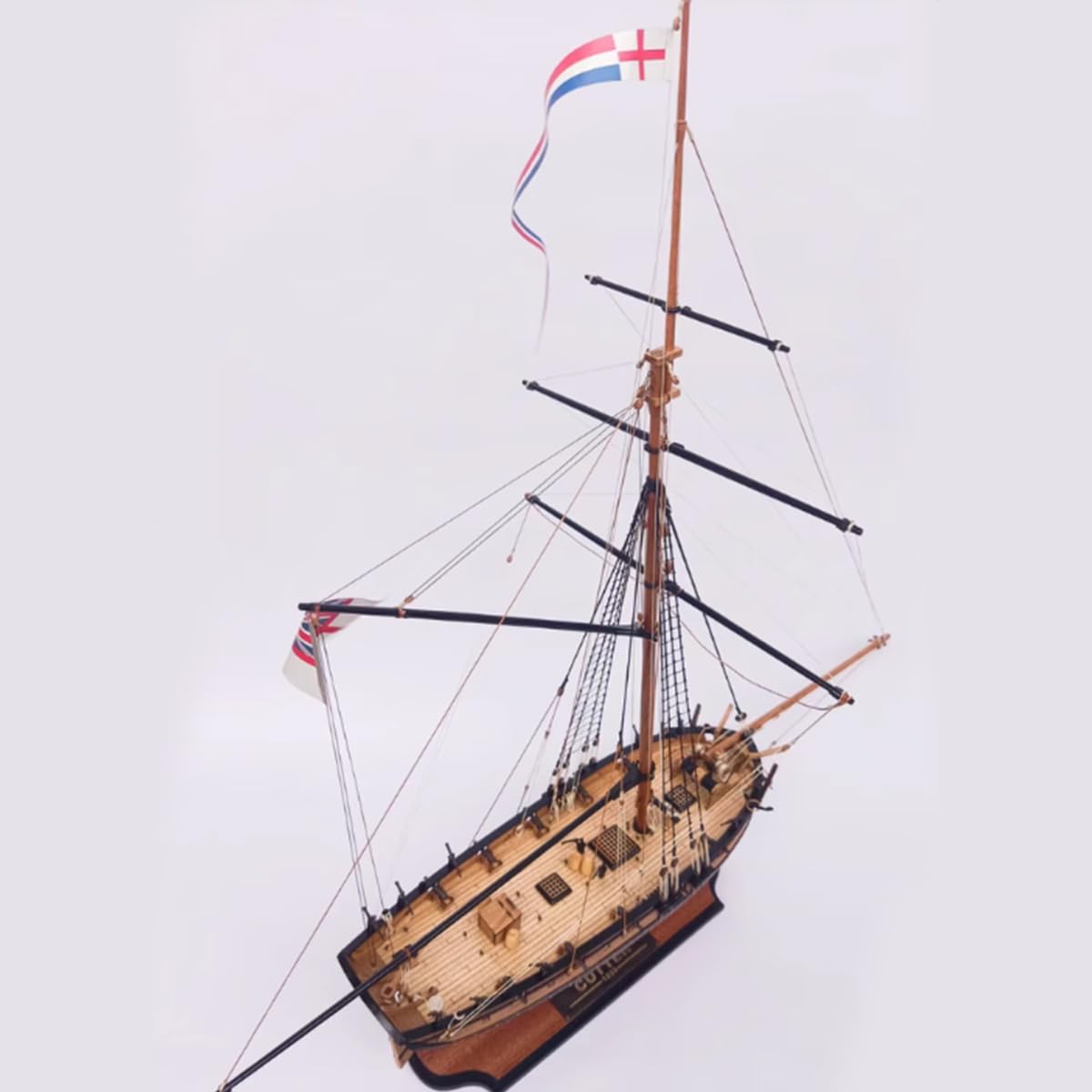 3D Holzpuzzle Erwachsene, 1/64 Königliche Marine Patrouillenschiff 3D Holz Modell Bausatz, 3D Holzpuzzle 1830 Segelschiff Steampunk Schiff 3D Puzzle Holz, Geschenk -KIT