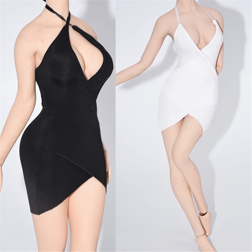 Robe en soie glacée 1/6 AMITD pour shooting photo et dioramas de mode