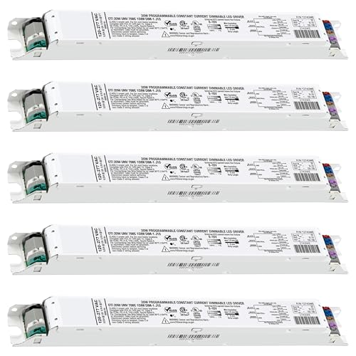 Image of OHLECTRIC Replacement for OTi 20 /120-277 /0A7 DIM-1 L G2 Linear 120-277V LED Driver with Programmable Output, 150-700mA & 10-55V, 20 Watts Power. LED Dimmer, 1-100% LED Dimming Range - 5 POL-91367-5ack