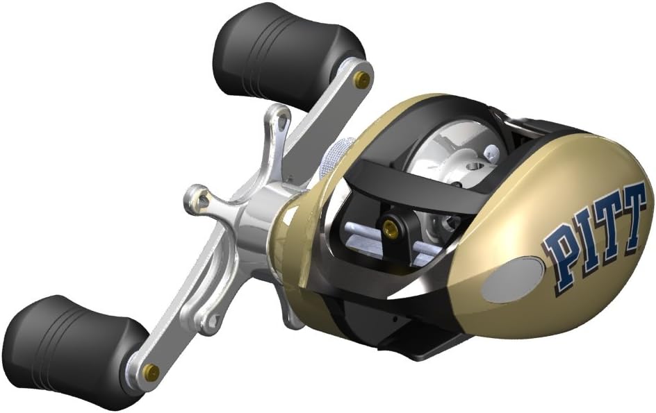 NCAA Pitt Panthers Fishing Reel, Right Handed