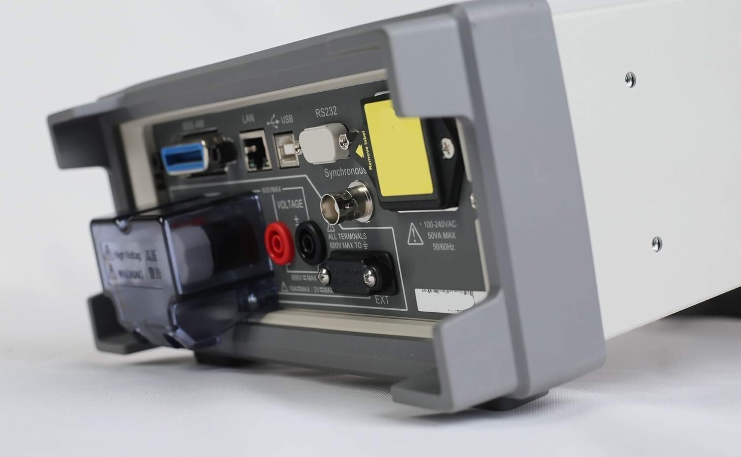 Medidor de potencia digital 600 Vrms/20 Arms, ancho de banda de 0,5 Hz-100 kHz, precisión del 0,1%, medición de armónicos y función de osciloscopio for laboratorio y pruebas de energía