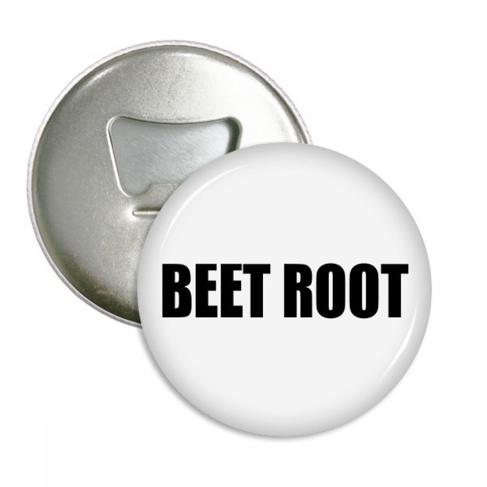 Badge betterave ouvre-bouteille aimanté comme cadeau original de créateur