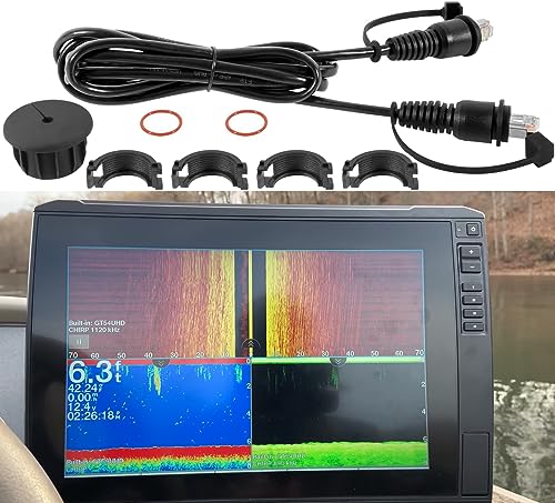 Image of Marine Network Cable Rj45 (010-10550-00) 6ft with Split Connector and Waterproof Cap Fits for Garmin Navigation Screen Devices