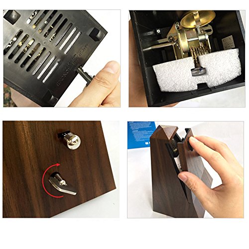 TAMUME Noire Antique Cru Pyramide Style Renforcé plastique Metronome 40-208 BPM Tempo Minuteur Musique Intégré Avec Bell… - Les Beatles, Paul McCartney, John Lennon, RIngo Starr, George Harrison TAMUME Noire Antique Cru Pyramide Style Renforcé plastique Metronome 40-208 BPM Tempo Minuteur Musique Intégré Avec Bell… – Image 5