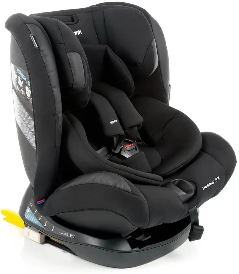 Cadeirinha Infanti, Holiday FX, 0 a 36kg com Isofix, Black Intense