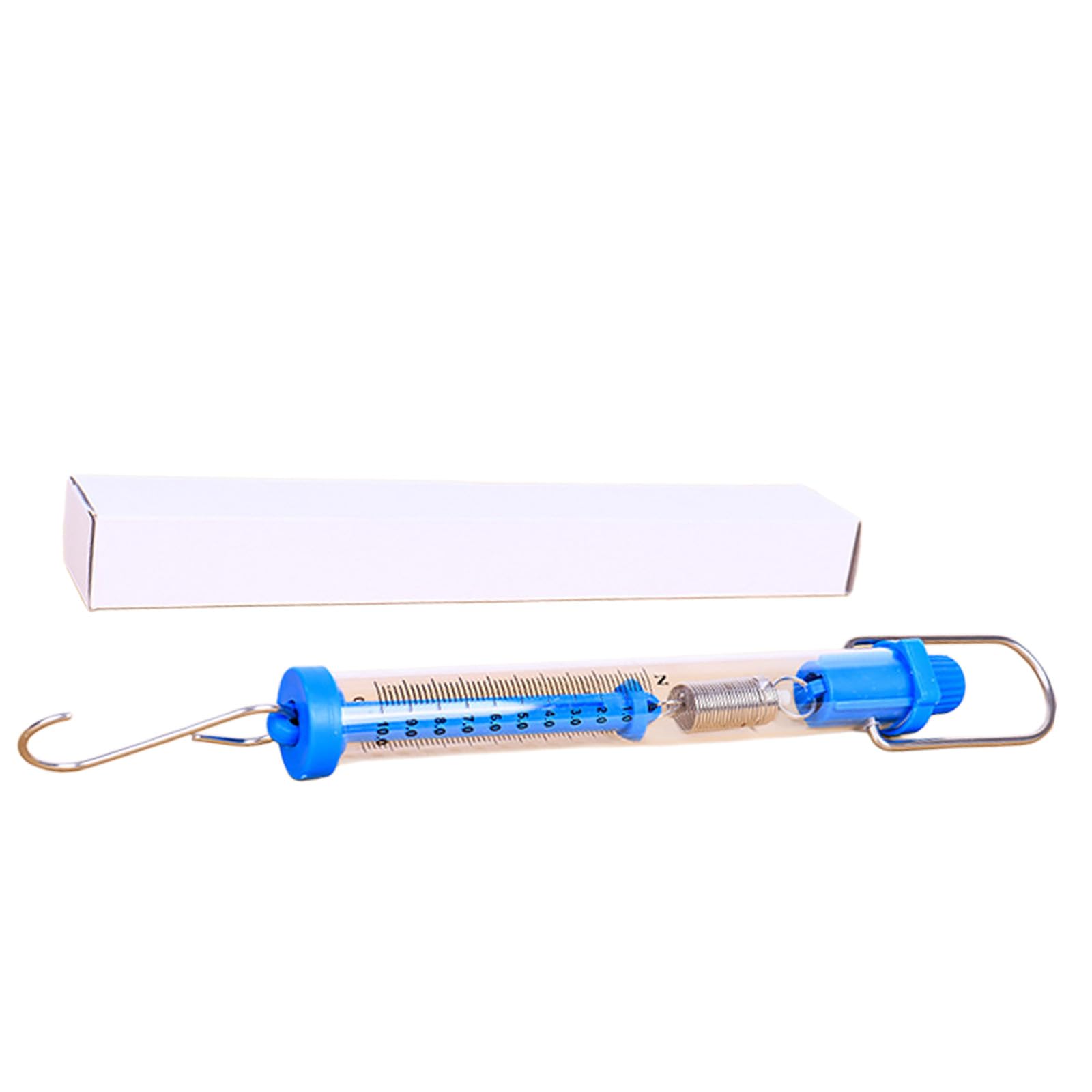 Msioytog 10N Multipurpose Spring Scale In Blue, Ideal For Weight Testing Classroom Demonstrations Spring Dynamometer Tool