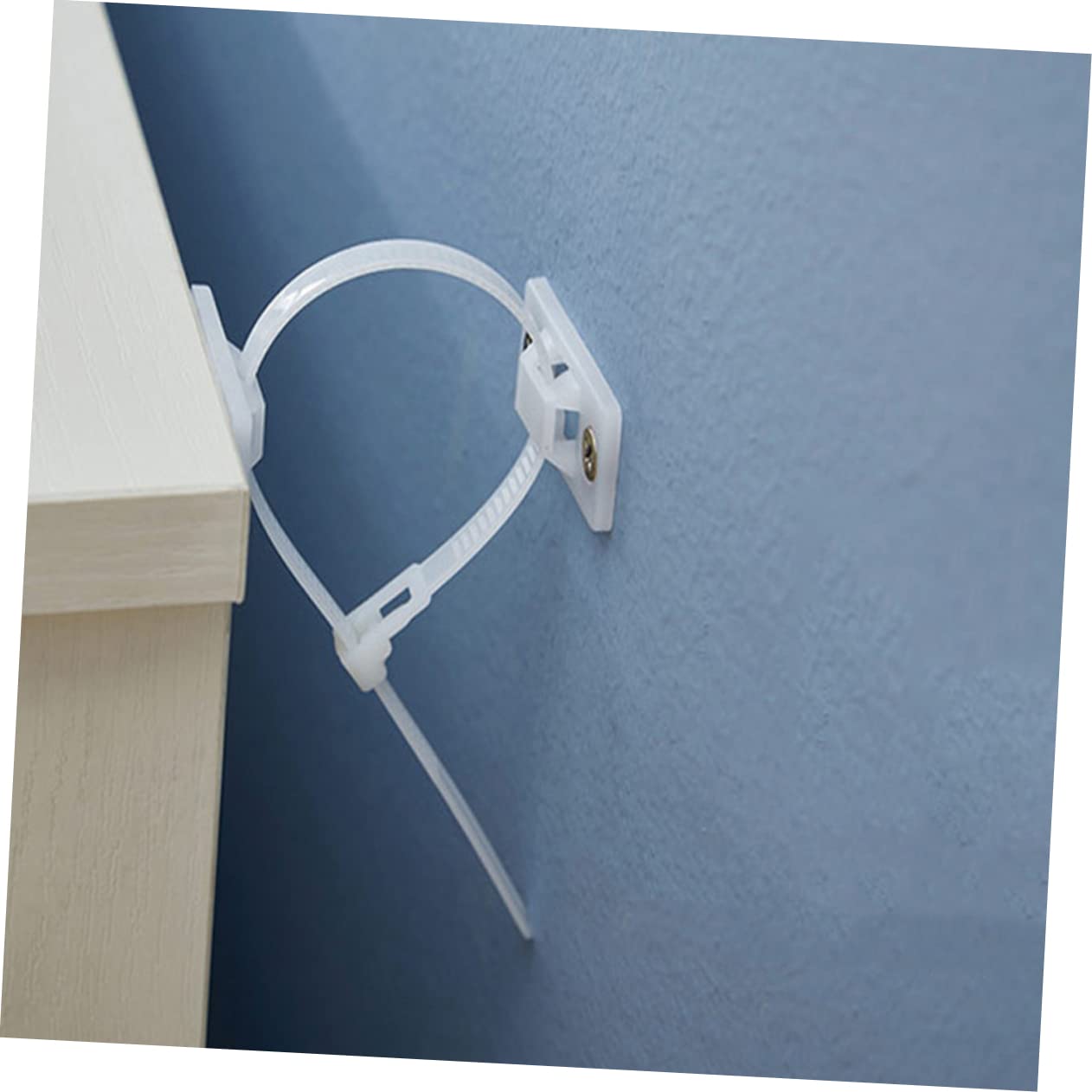UPKOCH 100 Set Per Mobili Staffe Per Mobili Cinghie Per Mobili Di Sicurezza Per Bambini Cinghie Di Sicurezza Per Libreria Cinghie Da Parete Per Mobili Cinghie Del Comò Bianca