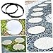 Hemoton 2pcs Brick Stone Mold Reusable Pathway Molds for Building Tool for Easy Paving and Creative Landscaping