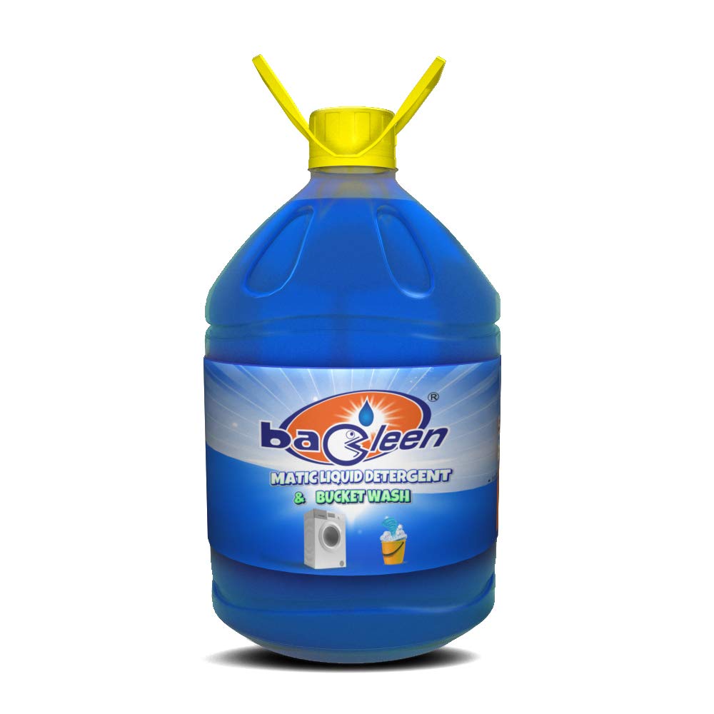 BACLEEN Laundry Liquid Detergent for Washing Machines (5L) | Bucket wash | Laundry detergent (5L)