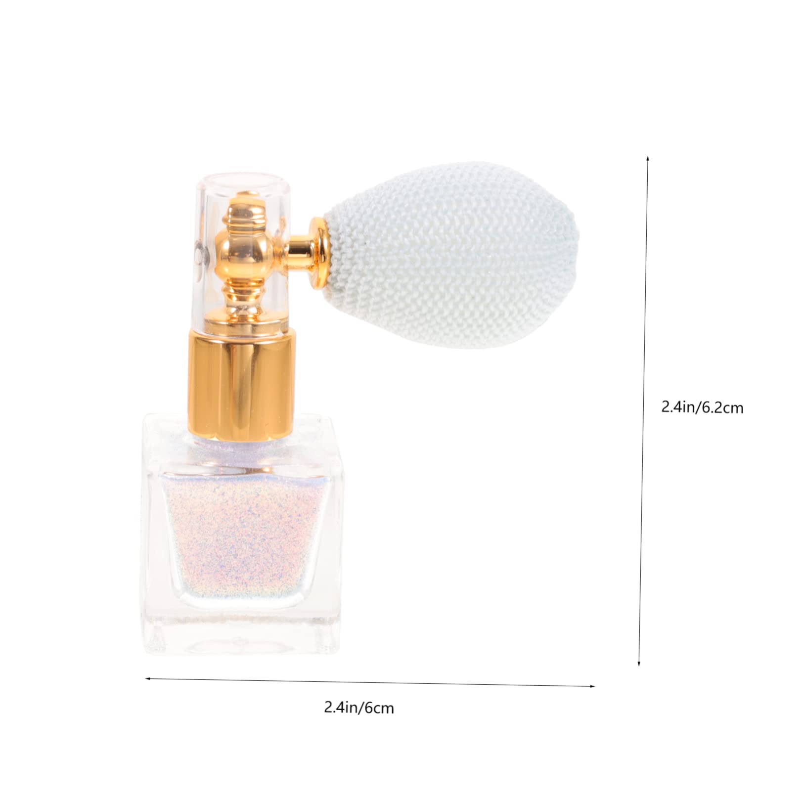 Baluue Spray for Hair Body Makeup Makeup Highlighter Body Spray 2 Bottles/kit Portable Easy to Use