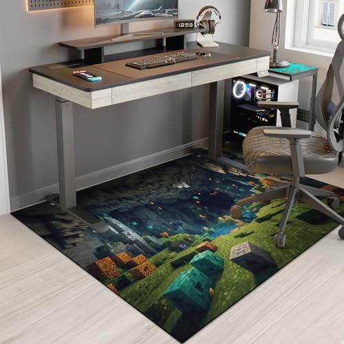 Tapete decorativo para niños con diseño pixelado 3'4" x 5' miniatura 4