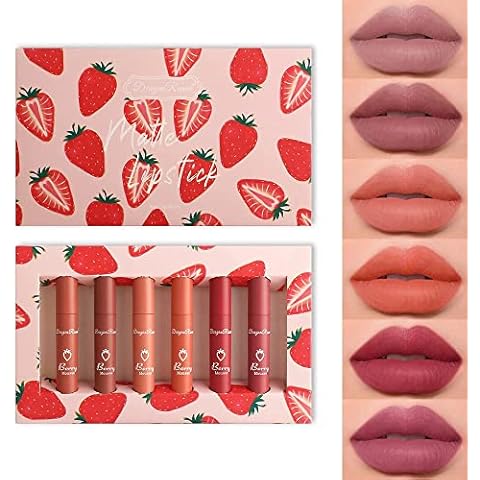 Skynest 6 Farben Matte Lippenstift Set Cover