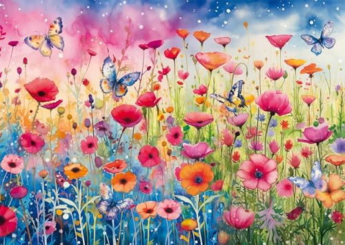 Schmidt 58873 Mohnblumenwiese Puzzle 1000 Teile