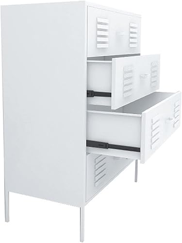 Miniatura 1 de luckxuan Archivador para oficina archivadores de metal nórdico para muebles de oficina gabinete de cubo ancho 4 cajones gabinetes de almacenamiento
