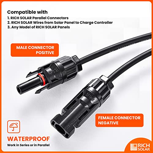 Rich Solar 100 Watt 12 Volt Solar Panel High Efficiency Solar Module Charge Battery For Rv Trailer Camper Marine Off Grid #TOP4