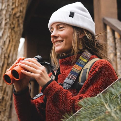 Image of Nocs Provisions Woven Tapestry Strap, Binocular & Camera Reinforced Universal Wide Shoulder & Neck Strap for Men & Women