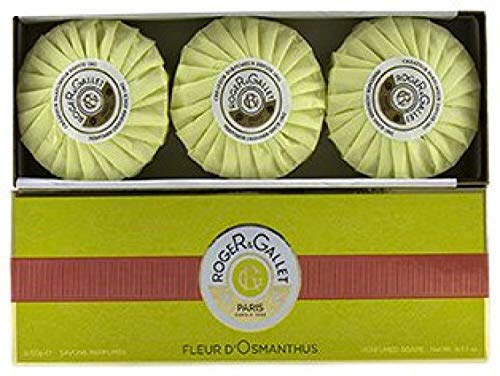 Roger & Gallet Women's Fleur d' Osmanthus Perfumed Soap Coffret Brush Set ROGW-FLEUR-D-OSMA-170C9B-5503