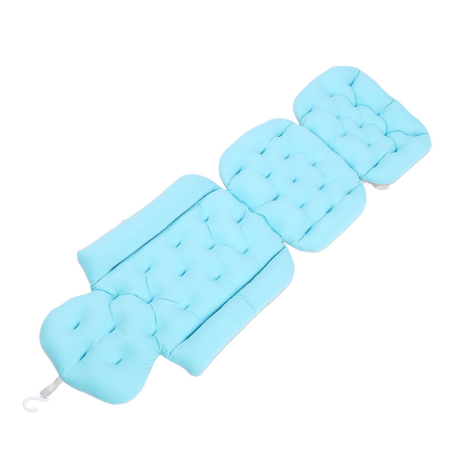 Cuscino Bagno per Tutto il Corpo Cuscino Bagno Ergonomico e Ad Asciugatura Rapida per Un'esperienza Rilassante Durante il per Adulti Morbido Poliestere 60 Cm (Blu)