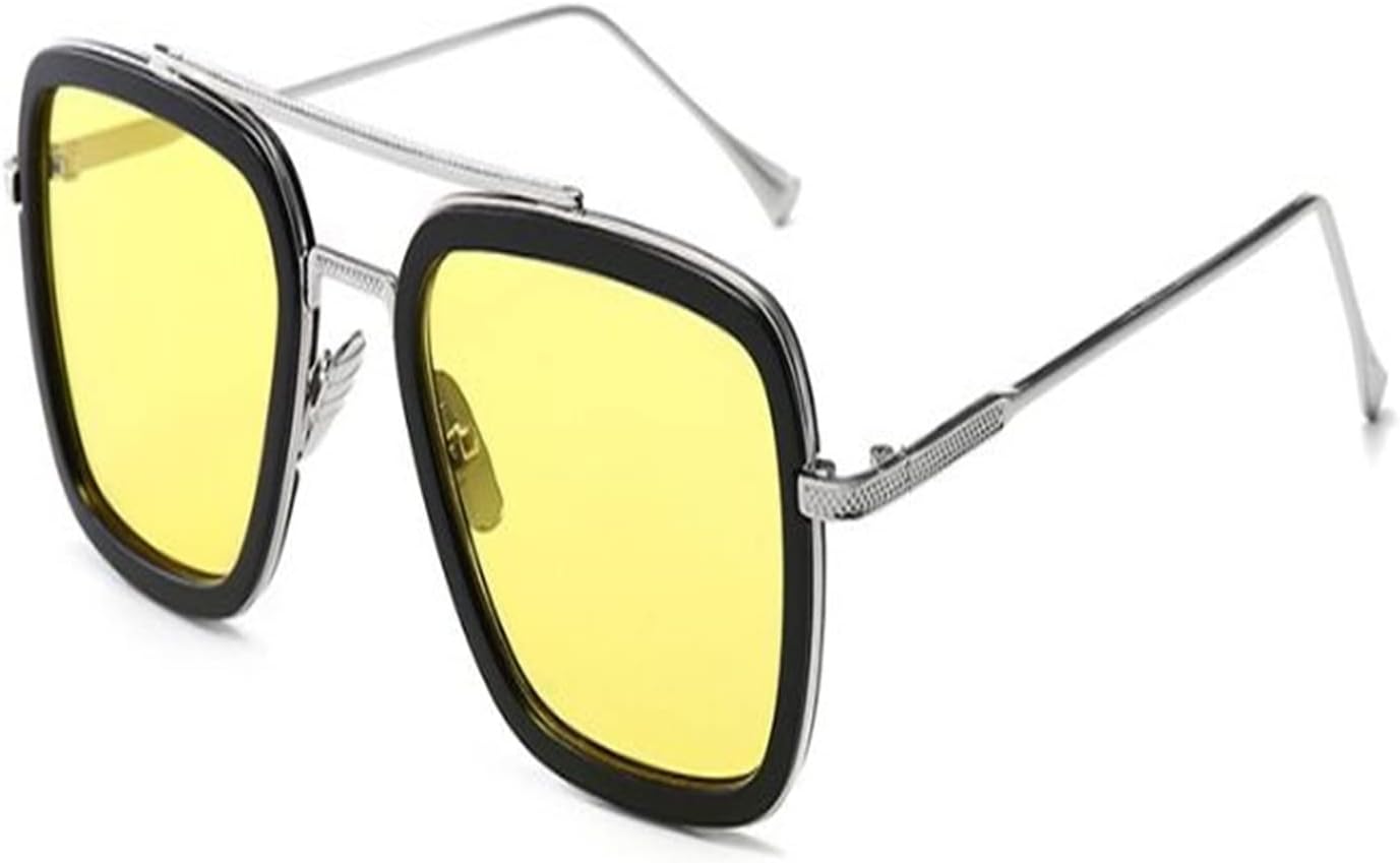 Steampunk Sunglasses Luxury Punk Glasses Rectangle hero Vintage Super Sun Glasses for men