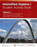 Intensified Algebra I Student Activity Book Volume 2 1940614546 Book Cover