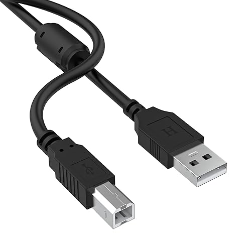 Saipomor Cable de impresora compatible con HP M1136 M126A M128FW M177FW M226DW M226DN M427DW M521DW M725Z M775DN y Canon PIXMA IP8750 IP8720 16 pies