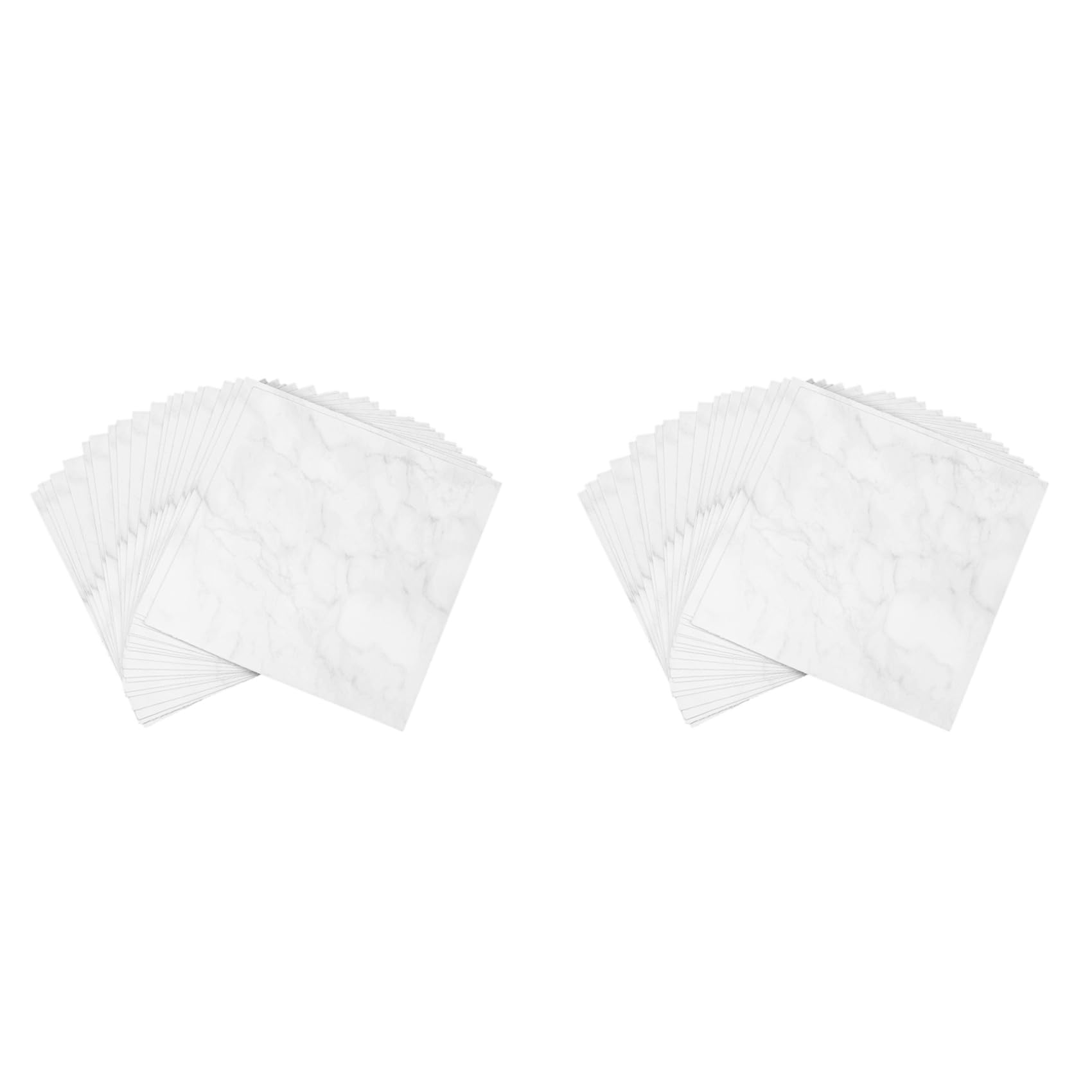 Hndhbfgrt 40Pcs PVC Waterproof Tiles Diagonal Sticker 10X10cm Self Adhesive Wall Tiles Decal Furniture Bathroom 3D Floor Decor