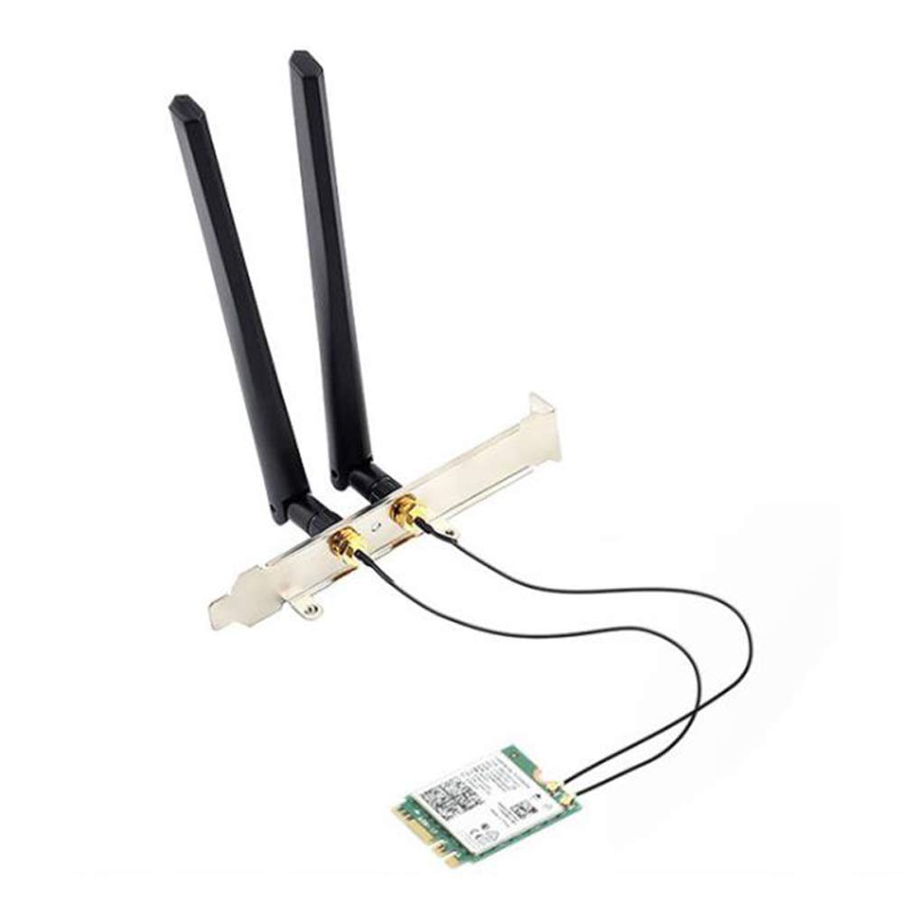 Kit Desktop WiFi 6E per Scheda AX210 Bluetooth 5.2 WiFi 802.11Ax 2.4Ghz / 5Ghz AX210NGW Wi-Fi 6 Adapter con Antenna