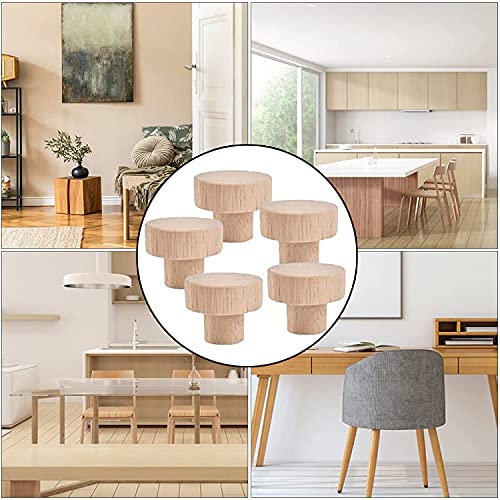 12 Forma arco Pomelli legno, pomelli per cassetti