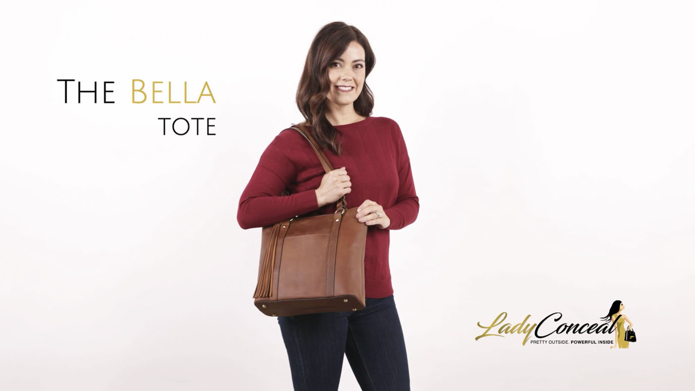 Bolso Tote Bella de Cuero con Cremalleras de Seguridad miniatura 7