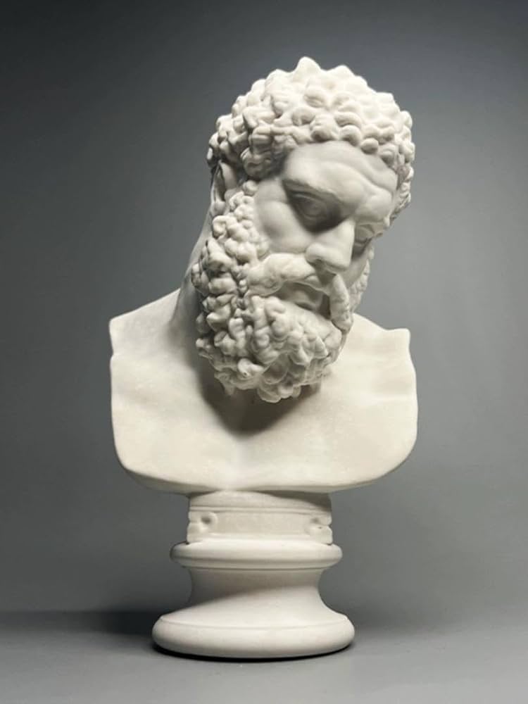 古代神話テーマの石膏彫刻