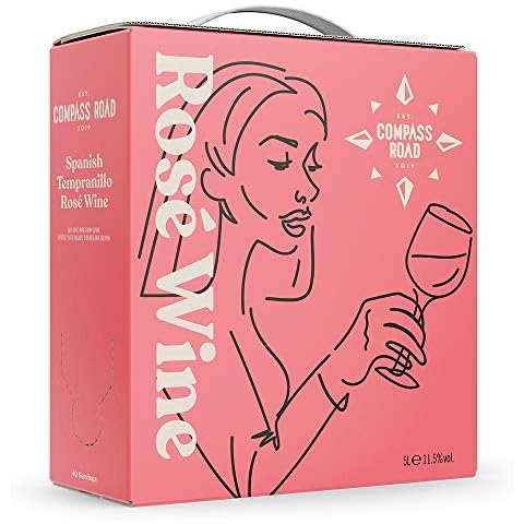 Amazon Brand - Compass Road Tempranillo Rosé, Spain (Bag in Box), 5L Cover
