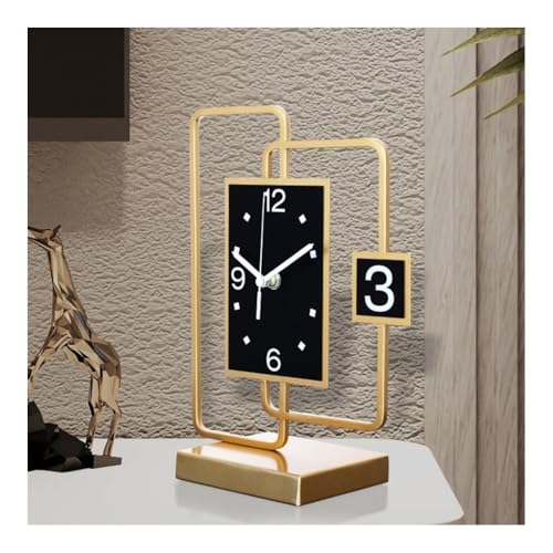 Reloj de mesa decorativo con acabado sofisticado para estancias de diseño y despachos 5