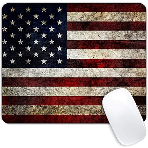United States National Flag Mousepad Non-Slip Rubber Base Mouse Pads for Computers Laptop Office Desk Accessories Mouse pad (National Flag, 1pc) Cover