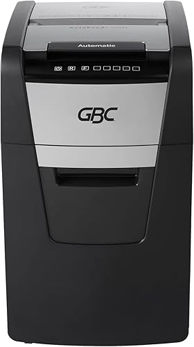 Miniatura 1 de GBC Trituradora de papel, alimentación automática +, capacidad de 150 hojas, microcorte, trituradora de oficina en casa, 492.1 ft (WSM1757605)