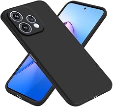 EASSGU Case for OPPO Reno15 5G / OPPO Reno 15 5G (6.59 Inches) Soft TPU Silicone Cover - Black