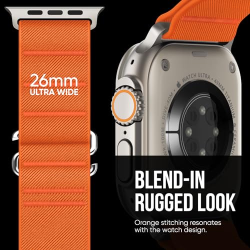 Image of Suitisbest Straps Compatible for Apple Watch Ultra 3 Strap 49 /46 /45 /44 /42 /41 /40 /38mm, Stretchy Nylon Sport Loop Strap with S-Hook for Apple Watch Ultra 3 /2 /1 SE3 Series 11 10 9 8 7 6 5 4【Band only】