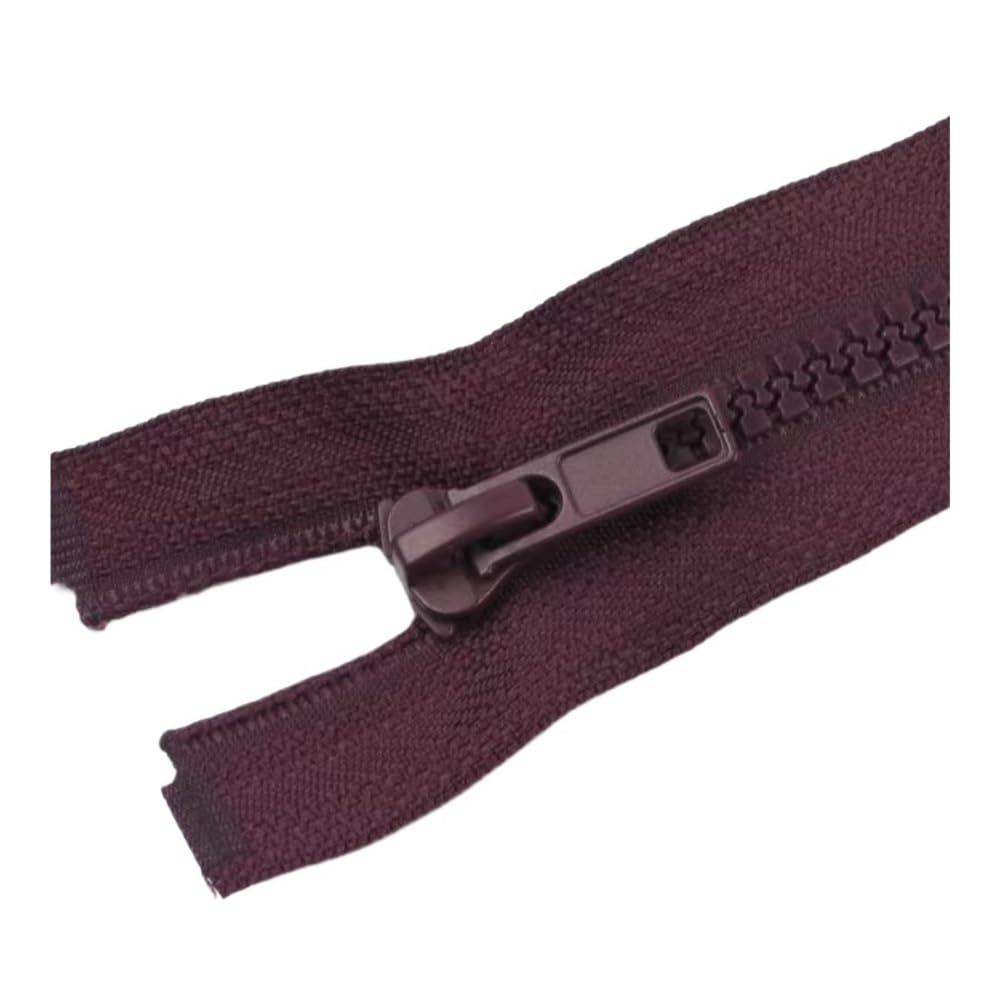 Resin Open-End Auto Lock Zipper Replacement for Sewing(Violet,80CM-5#)