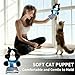 Cat Wrestling Glove Toy - Padded Interactive Play Glove for Cats, Durable Bite Resistant Hand Toy for Feline Fun, Gift for Cat Parents