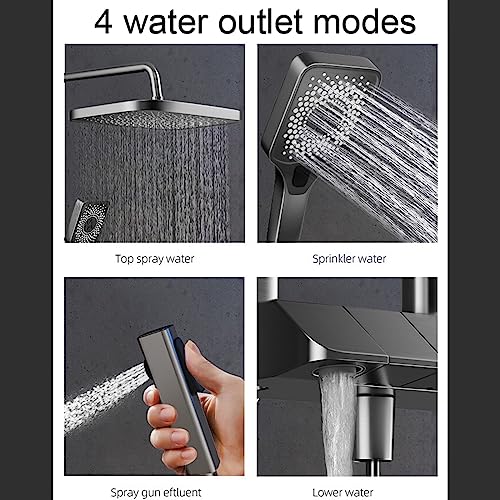 Robinet de douche haute pression intelligent et ensemble mural B-82 LED - 4