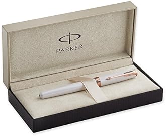 Parker Pearl Lacquer, Rollerball Pen with Fine Black refill (S0947380)