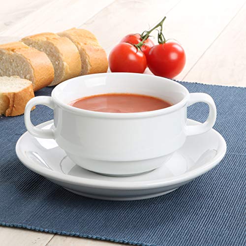 Holst Porcelana Taza de Sopa TH 025 FA3/sopas 115895 Superior 0,25 l a Inferior, Color Blanco, 16 x 16 x 6.4 cm