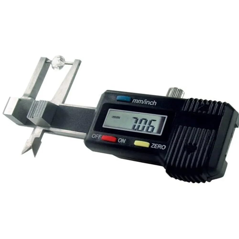 Regla de calibrador Digital de Calibre de 0-25 mm, calibrador de Piedras Preciosas con Pantalla Digital electrónica de 0,01 mm para medidor de Espesor de Tarjetas de joyería