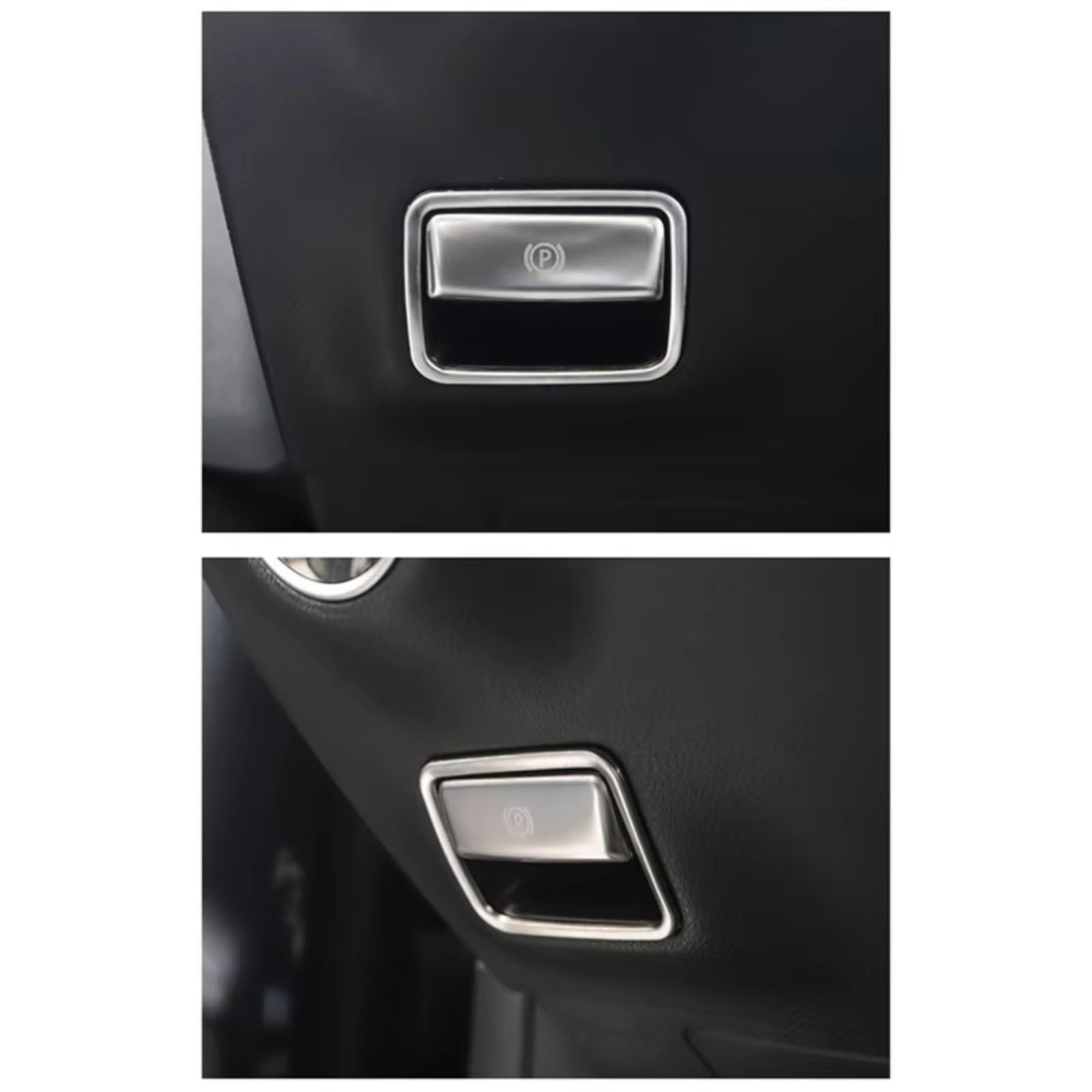 Naklejki do wnętrza samochodu, dla Benz, dla GLE, do W166 2015-2018, do GLS 2016-2018 samochód parking naklejka na hamulec ręczny przycisk P przełącznik hamulca osłona ramy wykończenia