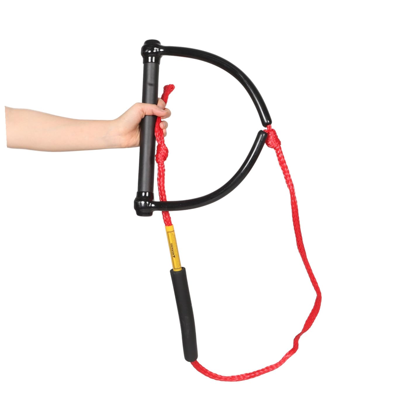ibasenice Corde de Ski Nautique Rouge en PP Résistante à l'abrasion pour Sports Nautiques Multifonctionnels, pour Slalom Water Skiing et Kneeboard