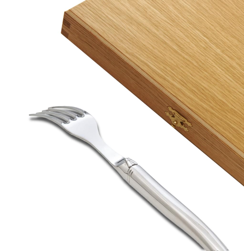 Coffret de 6 fourchettes laguiole entièrement forgé brillante