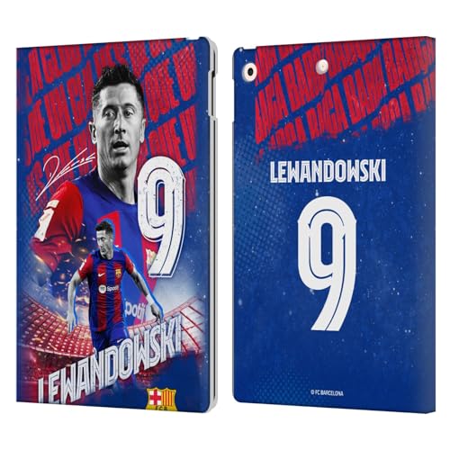 Housse iPad 10.2 FC Barcelona Lewandowski style au quotidien