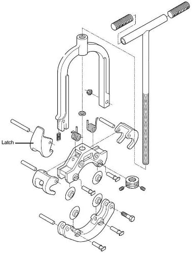 Reed Manufacturing H2-1/2L 1/2L Latch Machined