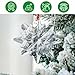 H&D HYALINE & DORA 2025 Crystal Snowflake Ornament Clear Faceted Crystal Snowflake Christmas Ornament Sun Catcher Hanging for Home Decor