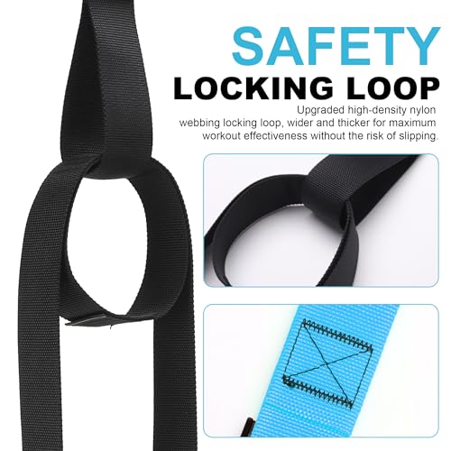 Image of Home Resistance Training Kit | Full-Body Workout with Suspension Trainer Straps, Door Anchor, Handles, and Carrying Bag | Complete Home Gym Equipment